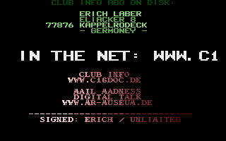 Club Info Intern Screenshot