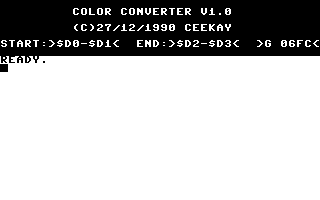 Color Converter V1.0 Screenshot