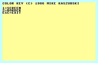 Color Key Screenshot