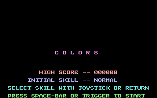 Colors (Go Games 34) Title Screenshot