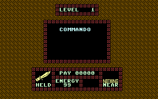 Commando (Go Games 36) Title Screenshot
