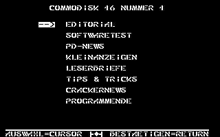 Commodisk 3 Title Screenshot
