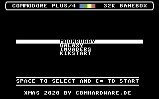 Commodore Plus/4 32K Gamebox Screenshot