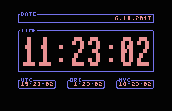 Computer Clock (English) Screenshot