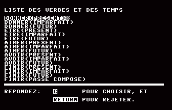 Conjugaison Des Verbes Screenshot