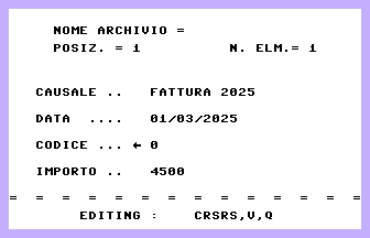 Contabilità Screenshot