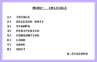 Contabilità Title Screenshot