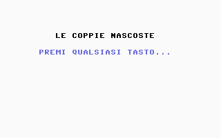 Coppie Nascoste Title Screenshot