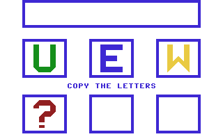 Copy The Letters