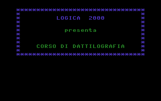 Corso Di Dattilografia Title Screenshot