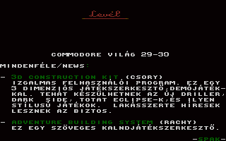 COV29-30 Info Screenshot