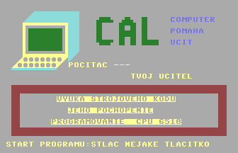 CPU 6510 Title Screenshot
