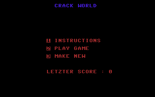 Crack World Title Screenshot