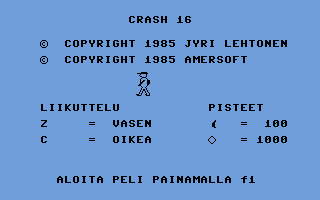 Crash 16 Title Screenshot