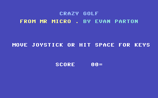 Crazy Golf (Trinacria) Title Screenshot