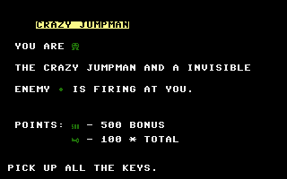 Crazy Jumpman Title Screenshot