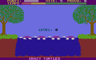 Crazy Turtles (C16/MSX 36) Title Screenshot
