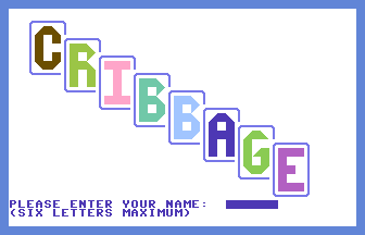 Cribbage +4 Title Screenshot