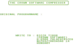 Crown Software Compresser Screenshot