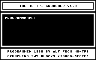 The 48-TPI Cruncher V1.0 Screenshot