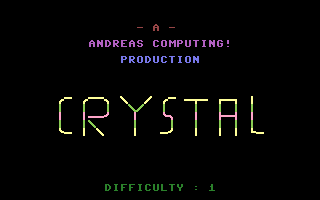 Crystal Title Screenshot