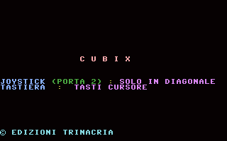 Cubix (Trinacria) Title Screenshot
