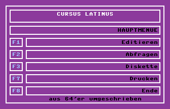 Cursus Latinus Screenshot