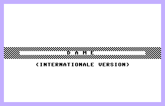 Dame (Internationale Version) Title Screenshot