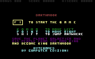 Darthmoor Title Screenshot