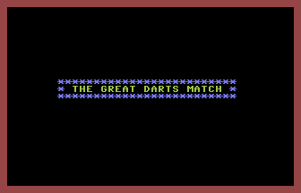 Darts Scorer Title Screenshot
