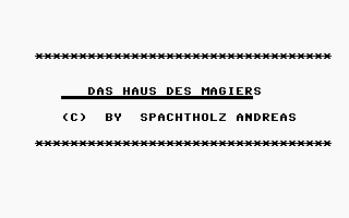 Das Haus Des Magiers Title Screenshot