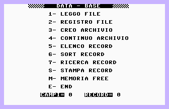 Data Base Screenshot