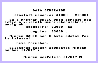 Data Generator Screenshot