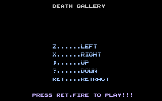 Death Gallery Title Screenshot