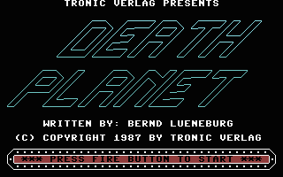 Death Planet Title Screenshot
