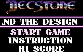 Decstone Title Screenshot