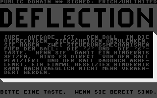 Deflection Title Screenshot