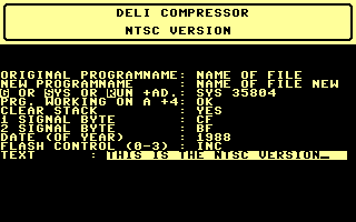 Deli Compressor NTSC Version Screenshot