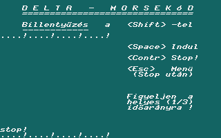 Delta-Morsekód Screenshot