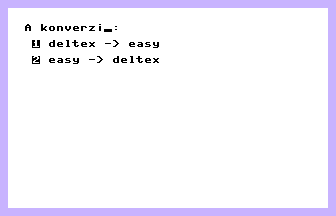 Deltex Converter Screenshot
