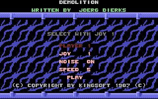 Demolition Title Screenshot