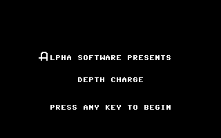 Depth Charge Title Screenshot