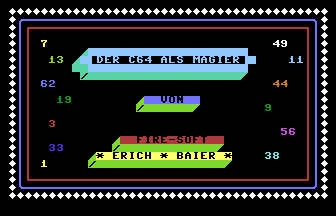 Der C64 Als Magier Title Screenshot
