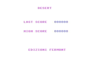 Desert (Go Games 32) Title Screenshot