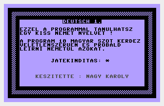 Deutsch 1 Title Screenshot