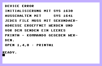 Device-Error Screenshot