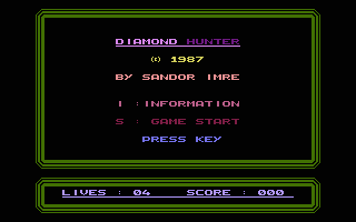 Diamond Hunter (Hungarian) Title Screenshot