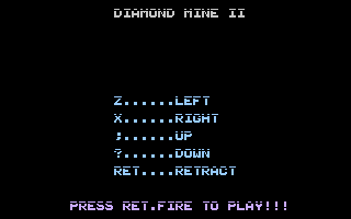 Diamond Mine (Byte Games 16) Title Screenshot