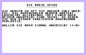 Die Boese Sechs Screenshot