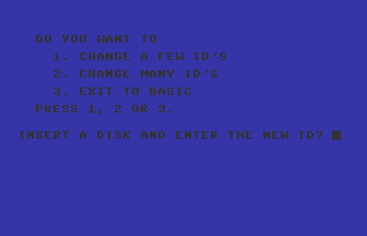 DieHard 1541 Disk ID Changer Screenshot